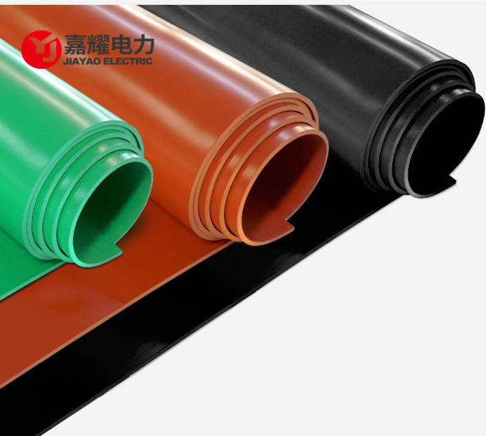 配電室黑紅綠絕緣橡膠板